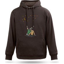 Tarrzzcom Tarrzz Unisex Dream Tasarım Kapşonlu Sweathirt %100 Pamuk 3 Iplik Kanguru Cepli Hoodie