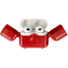 Cash Dukkan Newface Airpods 3 (3.nesil) Basmalı Kılıf - Kırmızı