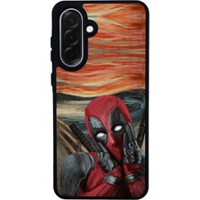 Scaleta Case Samsung Galaxy A26 Uyumlu Deadpool Tasarımlı Glossy Mat Siyah Silikon Telefon Kılıfı