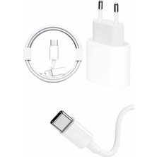 Cash Dukkan 15/pro/pro Max 25W Ios Uyumlu Hızlı Şarj Aleti Adaptörlü Beyaz