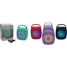  pl-4686 bt,sd,usb girişli rgb ışıklı speaker