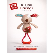 GiGwi Plush Friendz Sesli Peluş Köpek - At & Getir ve Çekiştirme Oyuncağı