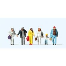 Preiser 14042, 1/87 Yürüyen Yaya Figürleri