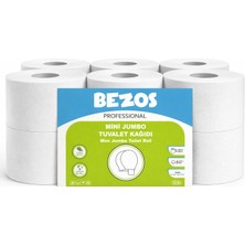 Sb Shopping Bezos Professional Mini Tuvalet Kağıdı 12 Rulo | 2 Katlı | Selüloz | Endüstriyel &amp; E
