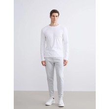 LC Waikiki Gri Kalın Erkek Jogger Eşofman Altı