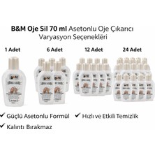 Hsc Bilişim B&amp;m Oje Sil 70 ml Asetonlu Oje Çıkarıcı Güçlü Formül