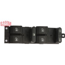 Sagemfrans Matrixzn Cam Açma Düğmesi Dörtlü Bora - Passat - Golf 4 Ön Sol