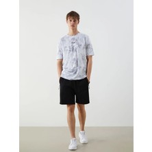 LC Waikiki Siyah Slim Fit Erkek Spor Şort