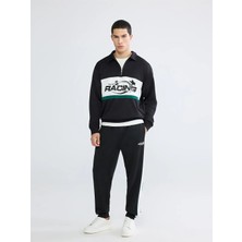 LC Waikiki Siyah Regular Fit Erkek Jogger Eşofman Altı