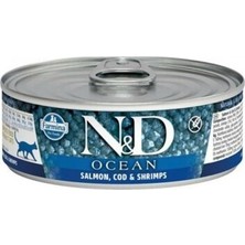 N&D Nd Ocean Balıklı Yavrı Kedi Konservesi 85 gr x 12 Süper Premium Tat: Balık