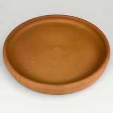 AdenArt Hatay Belen Tavası Orta Boy Toprak Güveç 32*4 cm