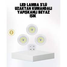 Cash Dukkan Kablosuz Gün Işığı 3’lü LED Spot Lamba Kumandalı