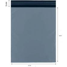 24X30+5 Cepsiz Kargo Poşeti 500 Adet