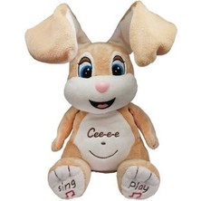 Babycim Ce Ee Tavşancık 30 cm Renkli Peluş Oyuncak Kız Çocuklar İçin Eğlenceli Aksesuar