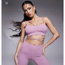 Nike Dri-Fit Zenvy Strappy Wrap Light-Support Padded Training Mor Kadın Spor Sütyeni  FV6508-523