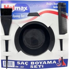 Helmax Saç Boyama Seti 3’lü Evde Profesyonel Uygulama ve Karıştırma Kiti