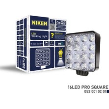 Niken Matrixzn Calisma Lambasi 16 Ledli Kare