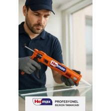 Helmax Plastik Profesyonel Silikon Tabancası Turuncu