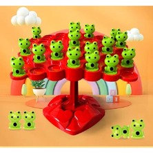 abnturk Kurbağa Denge Ebeveyn ve Çocuk Etkileşimi Oyunu Eğitici Oyuncak Kutu Oyunu