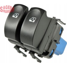 Sagemfrans Matrixzn Cam Açma Dügmesi Ön Sol Mavi Çiftli Clio Iii