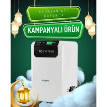 Almera Su Arıtma R.O. Plus Dijital Pompalı Su Arıtma Cihazı - Tezgah altı su arıtıcı (Beyaz)