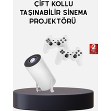 Cash Dukkan Kablosuz Projeksiyon Cihazı 4K Destekli HDMI USB Oyun Uyumlu