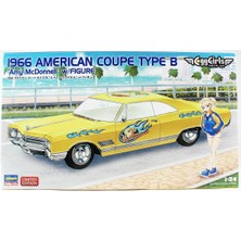 1/24 Chevrolet 1966 American Coupe Type B (Amy Mcdonnell) W/figure Maketi, Hasegawa SP598 52758
