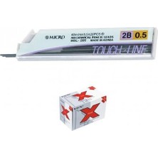 Micro Mekanik Kurşun Kalem 2B 0.5 mm Uç 12'li Kaliteli Yazım Deneyimi