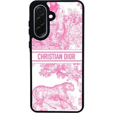 Scaleta Case Samsung Galaxy A36 Uyumlu Lüks Motif Tasarımlı Glossy Mat Siyah Silikon Telefon Kılıfı