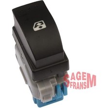 Sagemfrans Matrixzn Cam Açma Dügmesi Ön Sag Mavi Tekli Kangoo Iii - D