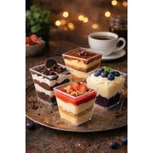 Ambalajın Kübik Prizma Magnolya Tatlı Kasesi Kapaksız 200CC