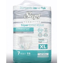 Sleepy Sensitive Süper Emici Külot Hasta Bezi Hassas Ciltler Için Antibakteriyel Unisex (S-M-L-Xl Beden Seçenekli)
