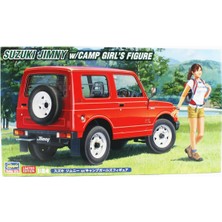 1/24 Suzuki Jimny (W/camp Girl's Figure) Maketi, Hasegawa SP501 52301
