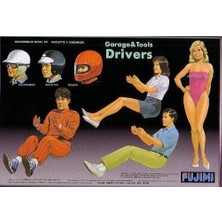 1/24 Araba Sürücü Figür Maketi, Fujimi Gt-4