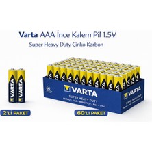 Hsc Bilişim Aaa Ince Kalem Pil 1.5V Super Heavy Duty R03 Çinko Karbon