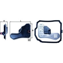 Mahle Matrixzn Otomatik Şanziman Filtresi P206-P207-P301-P306-P307-P308-P407-P307-C-ELYSEE-C4-C2-C3-C4-C5-C8-DS3- Ds4-Ds5-Xsara-Zx Al4-Clio 3