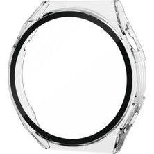 Cash Dukkan Newface Huawei Watch Gt3 Pro 46MM Dota Camlı Kasa Ekran Koruyucu - Şeffaf