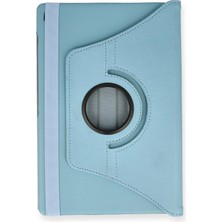 Cash Dukkan Newface Lenovo M10 Fhd Plus X606F Kılıf 360 Tablet Deri Kılıf - Turkuaz
