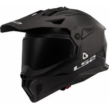 Ls2 Pıoneer 2 Mat Siyah Kask (Siyah Vizör)