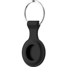 Dmay Apple Airtag 1 - Airtag 2 Uyumlu Silikon Kılıf Anahtarlık