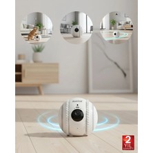 Zenvia Akıllı Mobil Kontrollü Takip Kamerası Wifi Destekli Bulut Kayıtlı