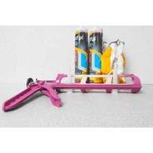 Hatfix 450G Ekonomik Tadilat Seti - 2'lü Mastik + Tabanca + Eldiven + Uçlar