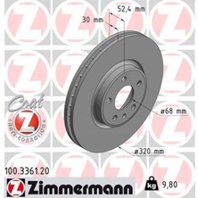 Zimmermann Matrixzn Ön Fren Aynasi A4-A5-A6-A7-Q5 320X30X28XHAVALI 0986479C49-DF6148