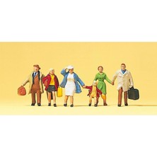 1/87 Seyahatteki Aile Fotoğrafı Figürleri 6 Adet, Preiser 10281