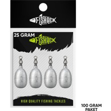 Fishack Fırdöndülü Kurşun 25GR (100GR)