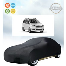 AUTOES Ford Courier 2022 Uyumlu Araba Brandası, Oto Branda Siyah