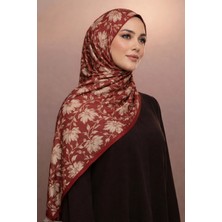 Mavi İpek Mavi Ipek Bordo Serisi Soft Pamuk Şal D1