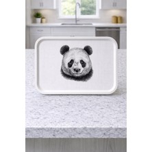 Zucci Home Animal Collection | Panda | Sunum Tepsisi 29,5 x 41,5  cm | Dekoratif & Şık Servis Tepsisi