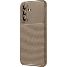 Zenvia  Samsung Galaxy A37 5g Auto Focus Karbon Kapak - Kahverengi ZNV-MRK10346