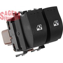 Sagemfrans Matrixzn Cam Açma Düğmesi Megane Ii Ön Sol Kahve Çiftli